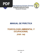 Protocolo de Practicas de Toxicologia Ambiental y Ocupacional FAR144