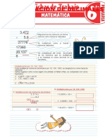 Multiplicacion de Decimales para Sexto Grado de Priamria