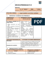 Sesión #29 Comunicación (Juego de Plabras Que Indican Cualidades)