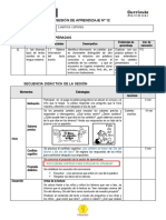 Sesion de Aprendizaje Proyecto #12