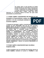 10 Princípios Básicos Da Teoria TCC