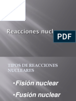 Reacciones Nucleares