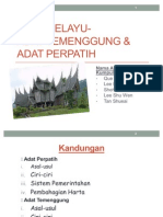 Adat Melayu-Adat Perpatih & Adat Temenggung