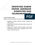 Orientasi Dasar Teknik Komputer Jaringan Dan Telekomunikasi