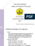 Validasi Di Industri Farmasi 1