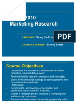 MKTG2010 Lecture 1 - 2010