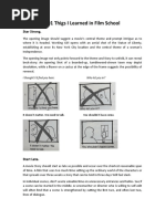 101 Thigs I Learned in Film School