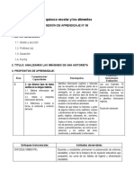 SESIÓN-El Quiosco Escolar y Los alimentos.-MIERCOLESdocx