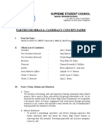 Partido de HIRAYA Candidacy Concept Paper