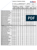 4th Quarter - Grade-9-Molave - Summary of Quarterly Grades Final