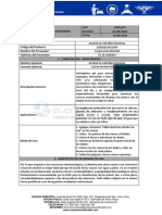 Ficha Seguridad Alcohol en Gel