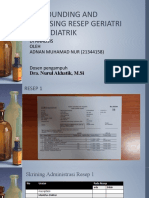 COMPOUNDING AND DISPENSING RESEP GERIATRI DAN PEDIATRIK Adnan