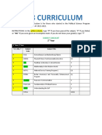 2018 CURRICULUM Checklist 2nd Sem AY 21 22 Enrolment 2