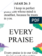 Every Praise - Amazing Love - What A Beautiful Name - Shout To The Lord