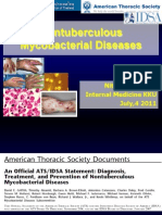 Nontuberculous Mycobacterial Diseases: Nitiwat Chansuk Internal Medicine KKU July, 4 2011