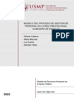 Modelo Del Proceso de Gestión de Personal en La Red Prestacional Almenara de Essalud