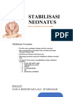 Stabilisasi Neonatus