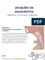 Implicações Da Traqueostomia