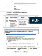 Sesion Matematica - Igualamos Cantidades