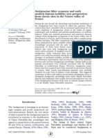 Aurignacian Lithic Economy and Early Modern Human Mobility New Perspectives From Classic Sites in The Vézère Valley of France