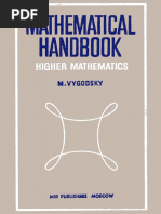 Vygodsky - Mathematical Handbook - Higher Mathematics - Mir