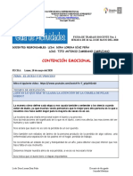 Contencion Emocional Semana 18 Al 22 de Mayo 2020 4to Dora