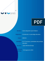 A.I.3. Funciones y Actividades Del Psicólogo Educativo