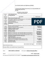 Bid Form - Davao Medical School Road