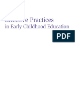 Effective Practices in Early Childhood Ed