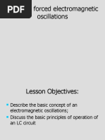 4 PPT V2 Physics 11 Electromagnetic Oscillations. Free and Forced Oscillations