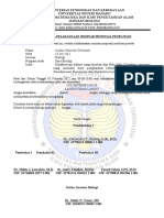 Berita Acara Pelaksanaan Seminar Proposal