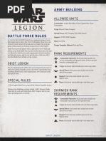 Star Wars Legion BF Rules Sheet