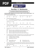 Mathematics ÔÇó Final Step-A ÔÇó VMC