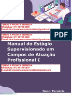 Estágio Supervisionado Campos de Atuação Profissional I