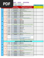 Cronograma de Seminario Antiguo Testamento