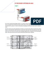 Heat Recovery System in Ahu