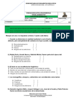 EVALUACIÓN 2 - 2do A