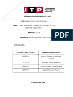 S.16 - Derecho Al Medio Ambiente Equilibrado y La Libertad de Empresa - T.A2