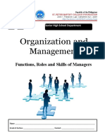 Organizationandmanagement Mod2 Functionrolesskillsofmanagers V1medina