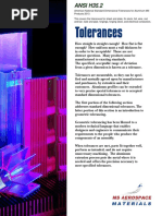 Tolerances. Section 8 ANSI H35.2