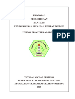 Proposal MCK, Mushola Dan Sanitasi