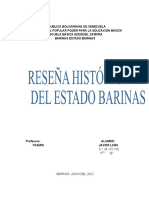 Origen de Barinas