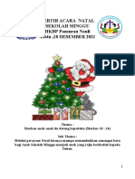 Tertib Acara Natal Hutabarat 2019