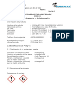 Hs Resina Epoxica para Fibra de Vidrio