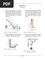 EJERCICIOS No. 1 Fisica Estatica