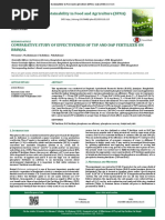 Comparative Study of Effectiveness of TSP and Dap