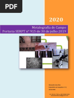 Metalografia de Campo NR 13 Edição 2020