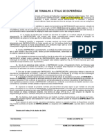 Modelo de Contrato de Trabalho