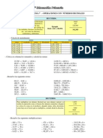 Operaciones Con Números Decimales