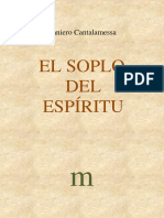 El Soplo Del Espiritu-Raniero Cantalamesa